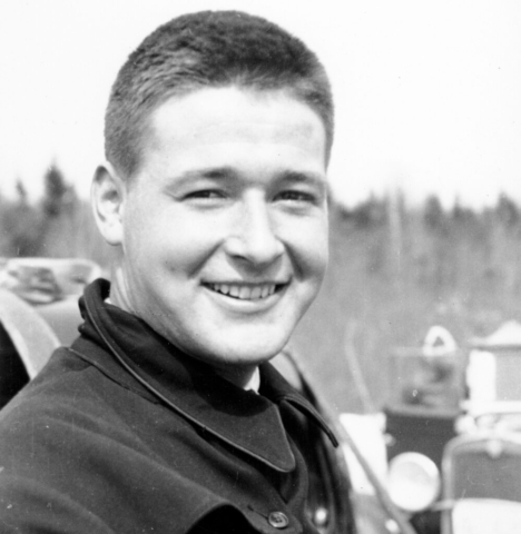 Hubert Adams Carter (June 6, 1914 – April 1, 1995) played an instrumental role in the development of the 10th Mountain Division, lobbying for its inception and translating materials from German, French, Spanish, and Italian mountain warfare manuals for use in the US Army’s first mountain warfare manual. Carter also contributed to the development of equipment for the unit, including reverse engineering a mountain boot from the original Vibram sole that became the Division’s signature footwear. Carter was born in Newton, Massachusetts, and made his first ascent of New Hampshire’s Mount Washington at the age of five. He graduated from Milton Academy in Milton, Massachusetts in 1932 and attended Harvard University, where he was a member of the Harvard Five, the influential group of Harvard climbers that included Bob Bates, Bradford Washburn, Charles Houston and Terris Moore. In 1934, during his sophmore year, he and Washburn made the first ascent of Alaska’s Mount Crillon, the highest mountain in Alaska’s remote Fairweather Range; as a senior two years later, he helped put together the British–American Himalayan Expedition that made the first ascent of India’s Nanda Devi (7816m); no higher mountain was climbed until 1950. Carter was also a member of the U.S. Ski Team, competing in the Alpine World Skiing Championships in 1937 and serving as the team’s Captain during the 1938 Panamerican championships.    In 1945, Carter was awarded a Commendation for Meritorious Civilian Service for his wartime service, which included interrogation of German and Japanese POWs. As editor of The American Alpine Journal for thirty-six years, Carter maintained extensive correspondences with climbers the world over, an endeavor that helped establish the publication as the “journal of record” for the world of mountaineering. Courtesy New England Ski Museum