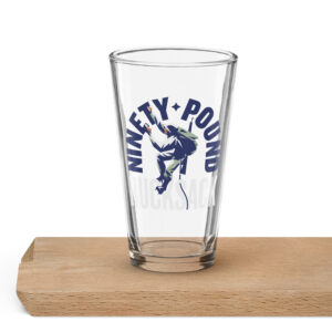 Ninety-Pound Rucksack pint glass Christian Beckwith
