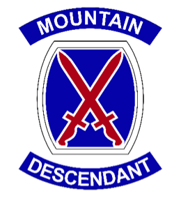 10th mountain descendants logo Mountain Division Foundation Logo Christian Beckwith